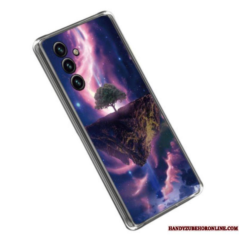 Coque Samsung Galaxy A14 5G / A14 Silicone Arbre Futuriste