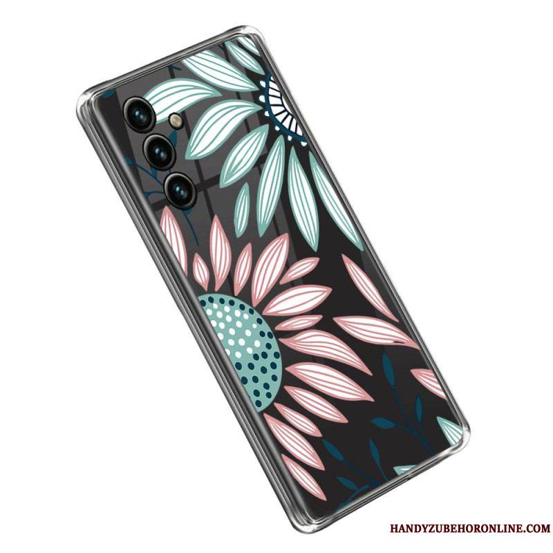 Coque Samsung Galaxy A14 5G / A14 Transparente Florale