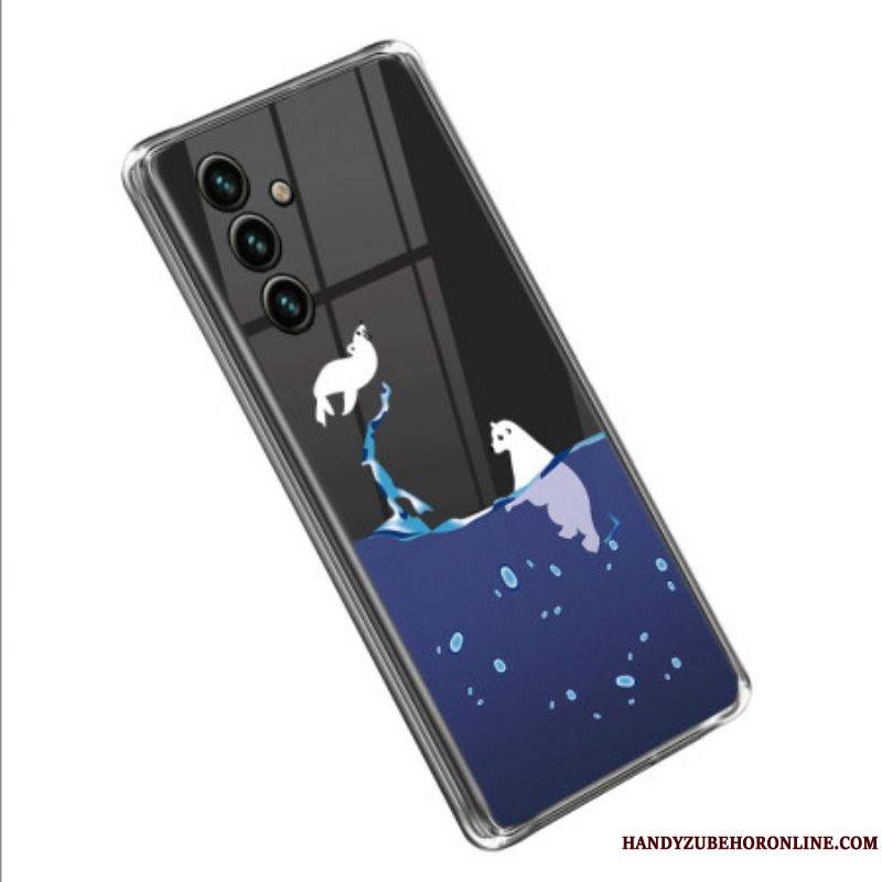 Coque Samsung Galaxy A14 5G / A14 Transparente Jeux de Mer