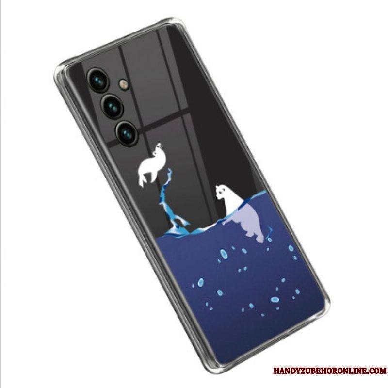 Coque Samsung Galaxy A14 5G / A14 Transparente Jeux de Mer