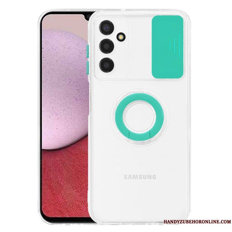 Coque Samsung Galaxy A14 5G / A14 Transparente avec Anneau-Support