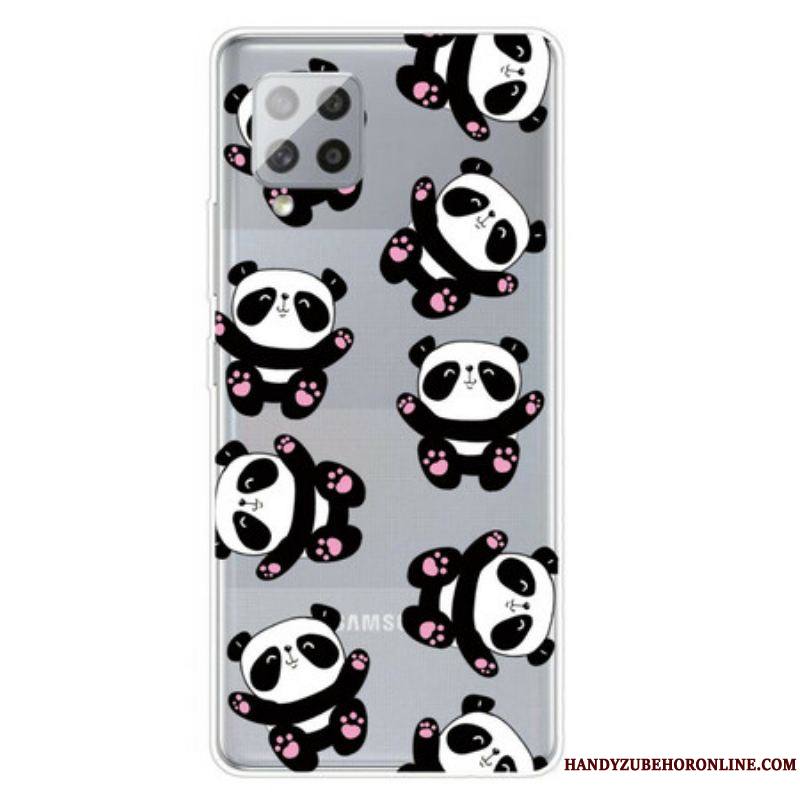 Coque Samsung Galaxy A42 5G Top Pandas Fun