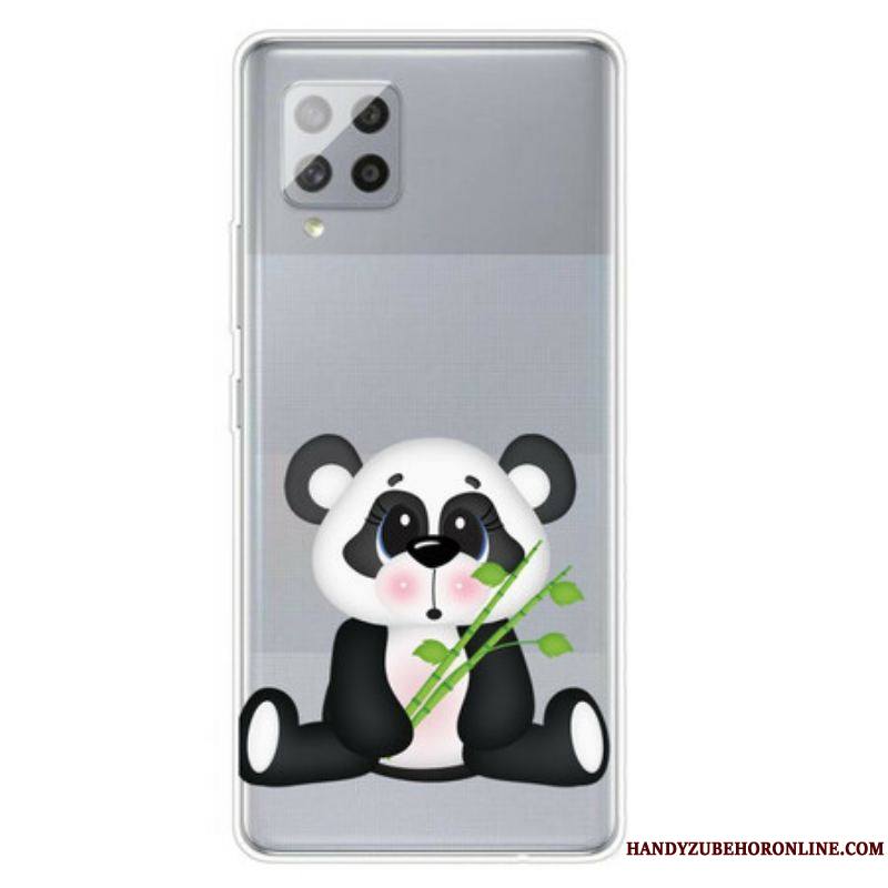 Coque Samsung Galaxy A42 5G Transparente Panda Triste