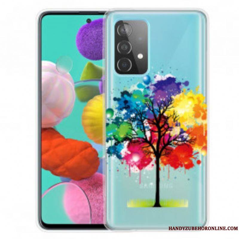 Coque Samsung Galaxy A52 4G / A52 5G / A52s 5G Arbre Aquarelle