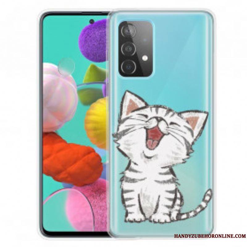 Coque Samsung Galaxy A52 4G / A52 5G / A52s 5G Cute Cat