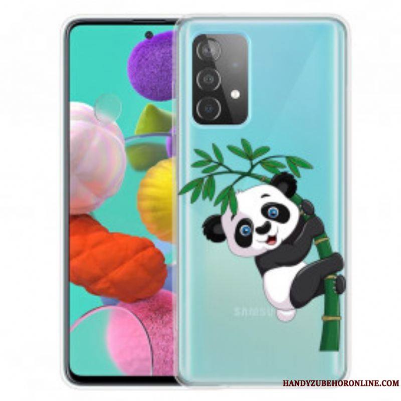 Coque Samsung Galaxy A52 4G / A52 5G / A52s 5G Panda Sur Le Bambou