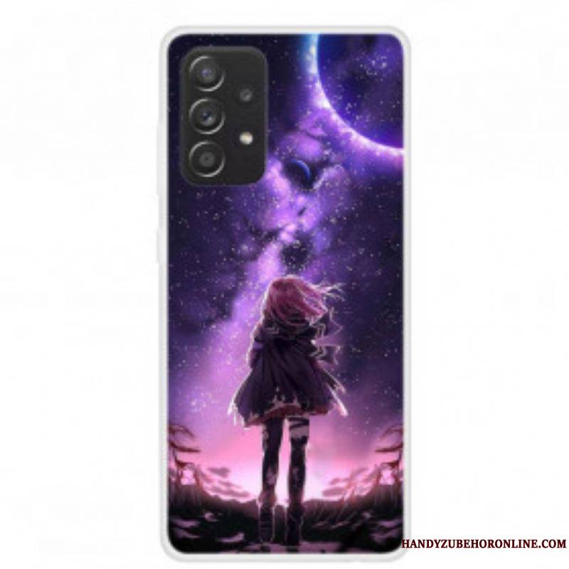 Coque Samsung Galaxy A52 4G / A52 5G / A52s 5G Pleine Lune Magique