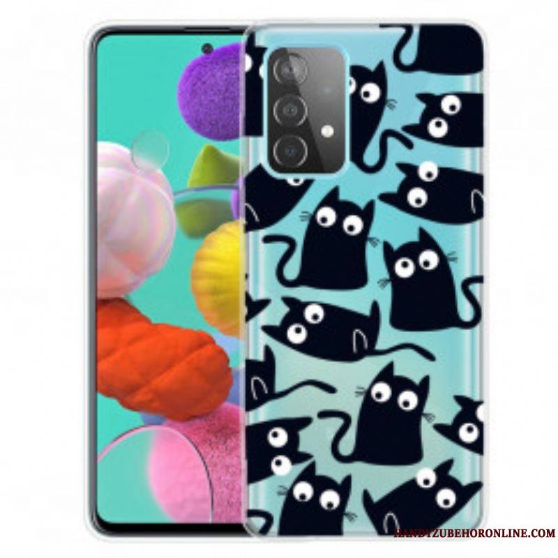 Coque Samsung Galaxy A52 4G / A52 5G / A52s 5G Souris Noires