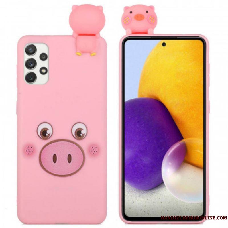 Coque Samsung Galaxy A53 5G Cochon Fun 3D