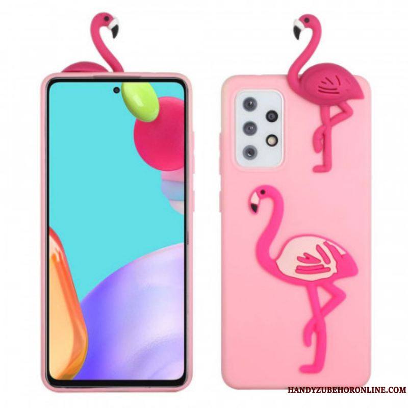 Coque Samsung Galaxy A53 5G Flamant Rose 3D