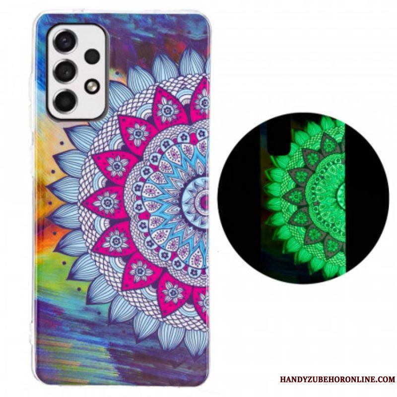 Coque Samsung Galaxy A53 5G Mandala Coloré Fluorescente