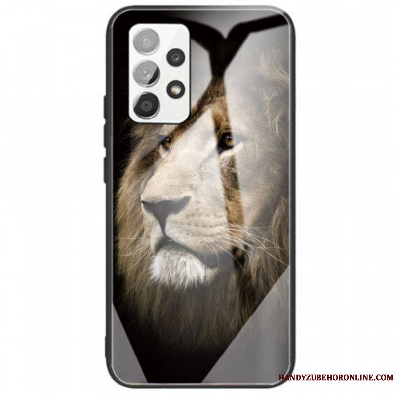 Coque Samsung Galaxy A53 5G Verre Trempé Tête de Lion