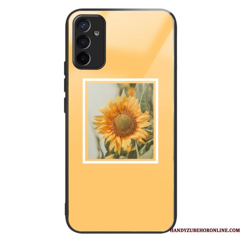 Coque Samsung Galaxy M13 Verre Trempé Variation Tournesols