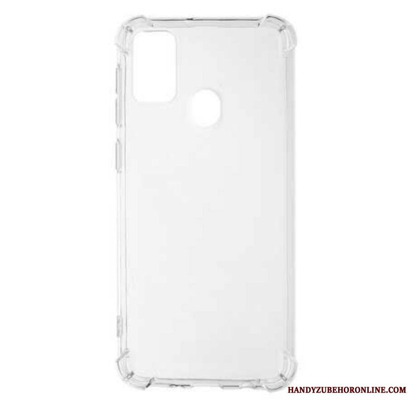 Coque Samsung Galaxy M21 Transparente Coins Renforcés