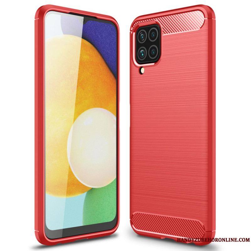 Coque Samsung Galaxy M32 Fibre Carbone Brossée