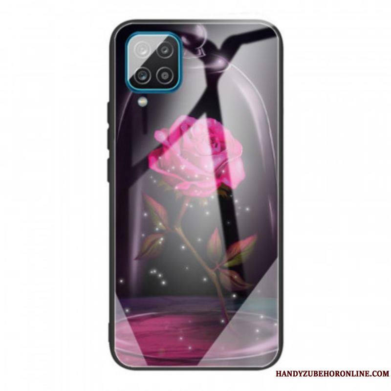 Coque Samsung Galaxy M32 Verre Trempé Rose Magique