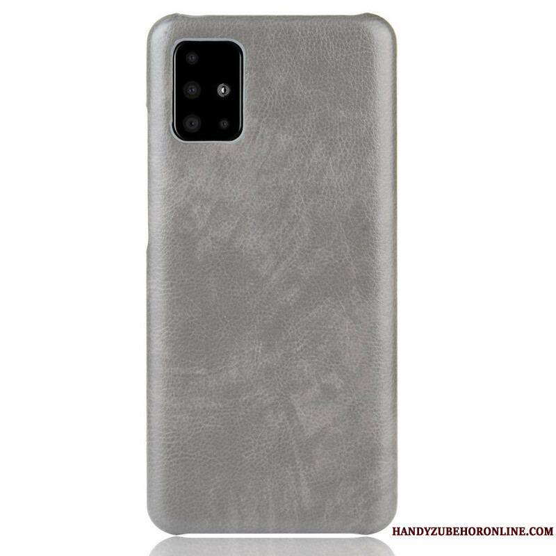 Coque Samsung Galaxy M51 Effet Cuir Litchi