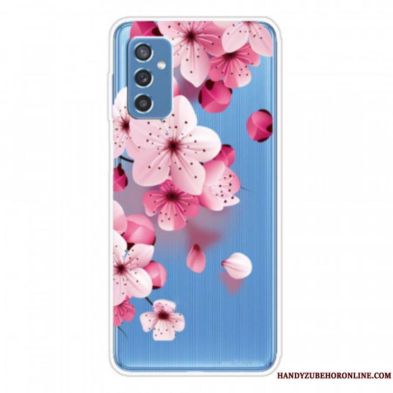 Coque Samsung Galaxy M52 5G Pluie de Fleurs