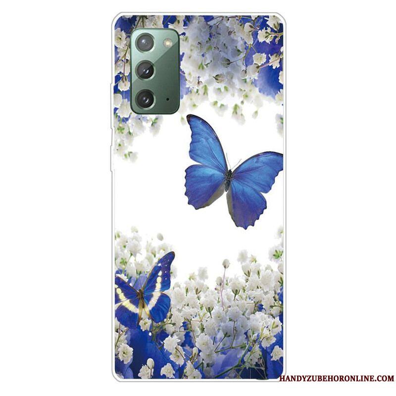 Coque Samsung Galaxy Note 20 Butterflies