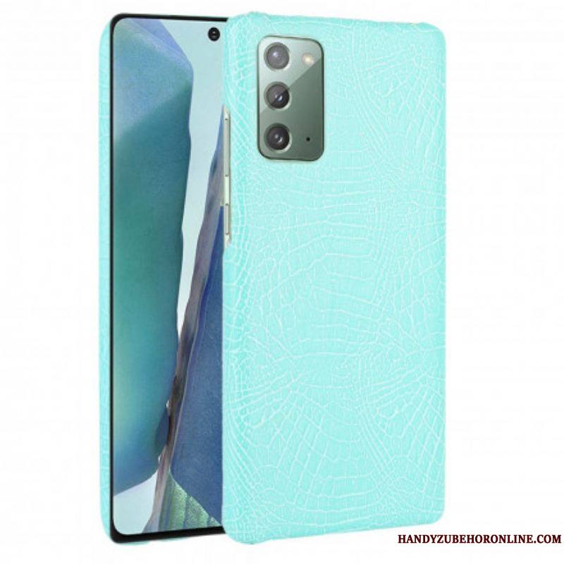 Coque Samsung Galaxy Note 20 Effet Peau de Crocodile