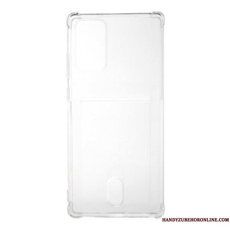 Coque Samsung Galaxy Note 20 Transparente Coins Renforcés