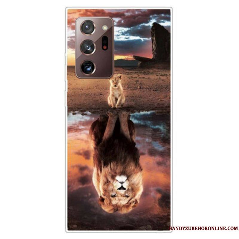 Coque Samsung Galaxy Note 20 Ultra Rêve de Lionceau