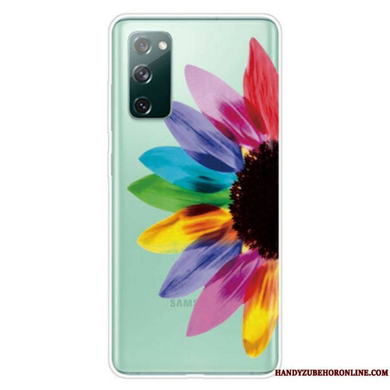 Coque Samsung Galaxy S20 FE Fleur Colorée