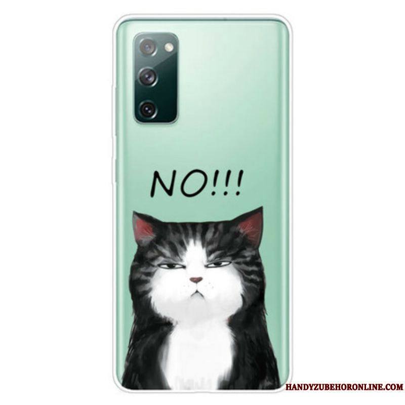 Coque Samsung Galaxy S20 FE Le Chat Qui Dit Non