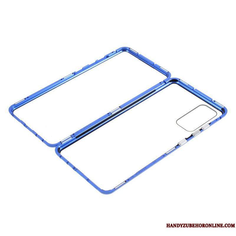 Coque Samsung Galaxy S20 FE Rebords Métal et Dos Verre Trempé