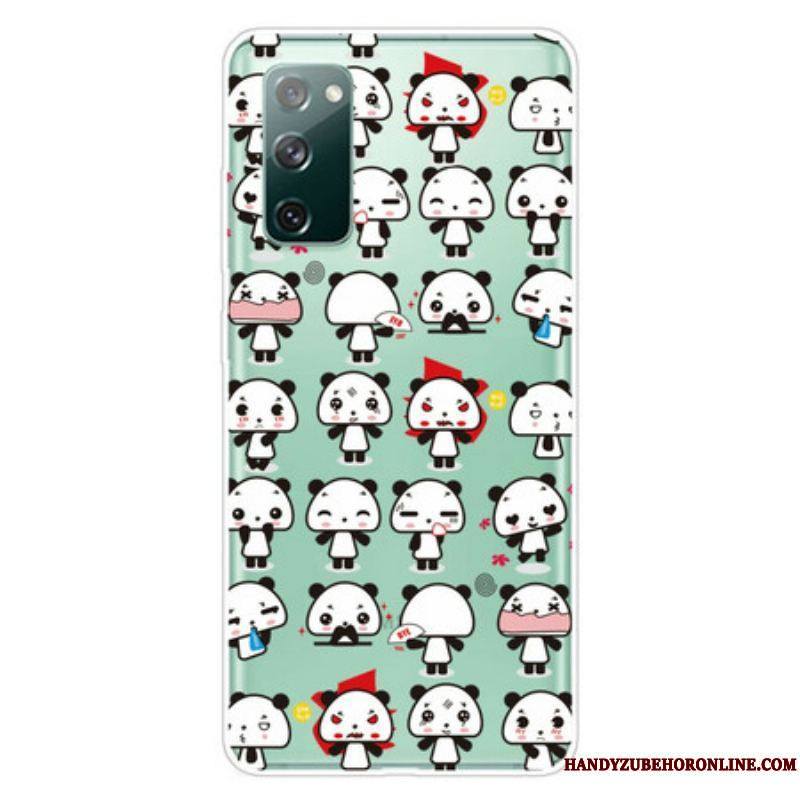 Coque Samsung Galaxy S20 FE Transparente Funny Pandas