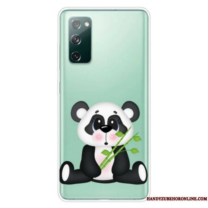 Coque Samsung Galaxy S20 FE Transparente Panda Triste