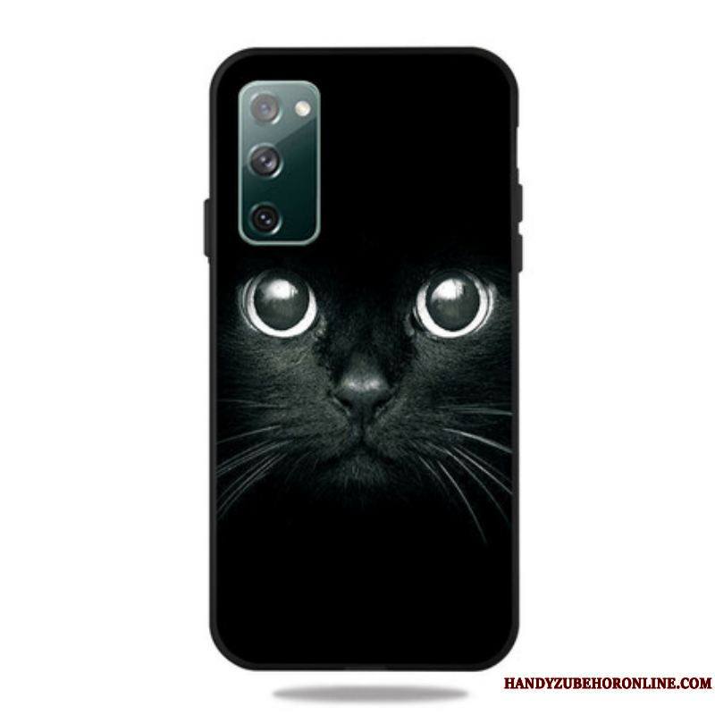 Coque Samsung Galaxy S20 FE Yeux de Chat