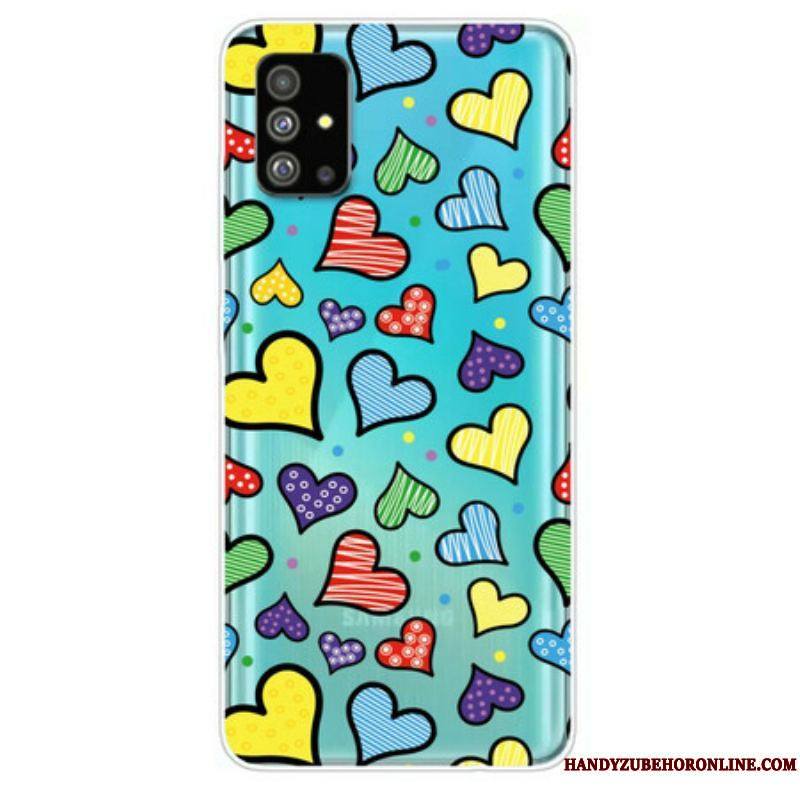 Coque Samsung Galaxy S20 Plus / S20 Plus 5G Coeurs Multicolores