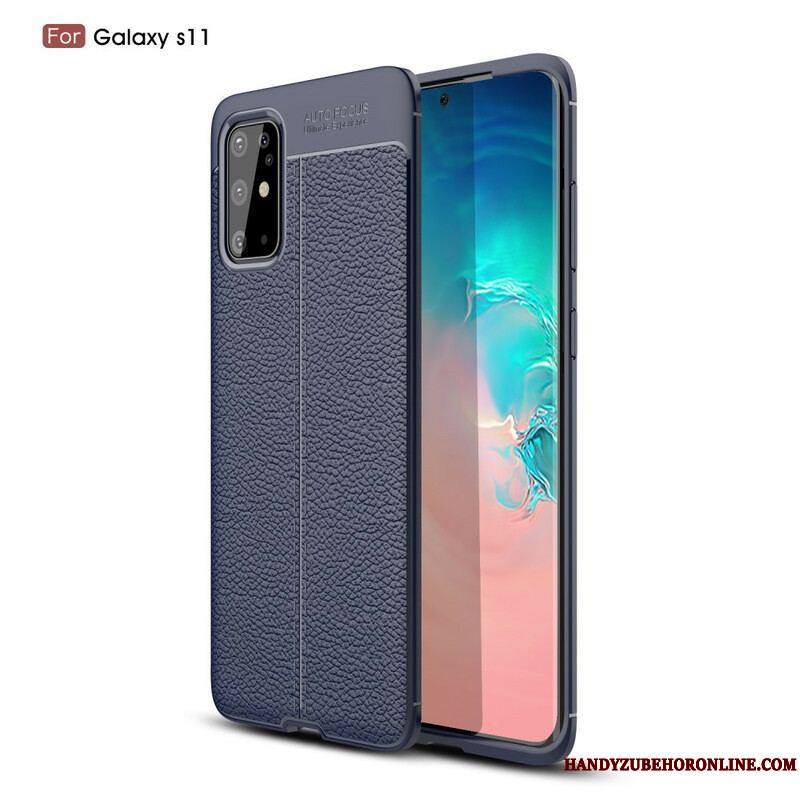 Coque Samsung Galaxy S20 Plus / S20 Plus 5G Litchi Double Line