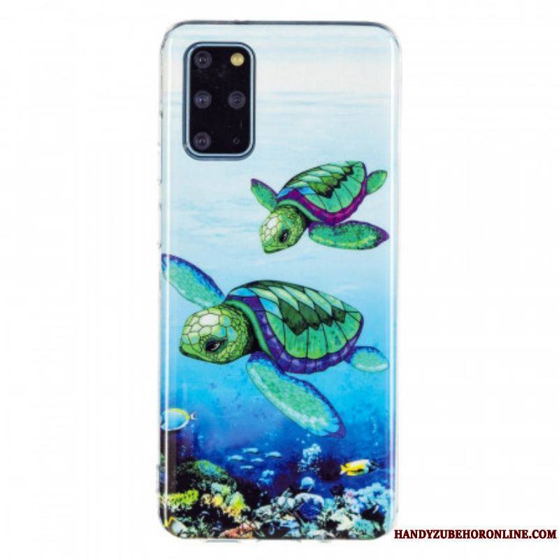 Coque Samsung Galaxy S20 Plus / S20 Plus 5G Tortues Fluorescente