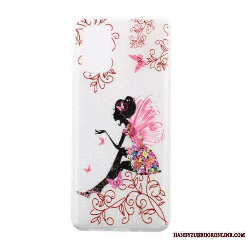 Coque Samsung Galaxy S20 Plus / S20 Plus 5G Transparente Fée Fleurie