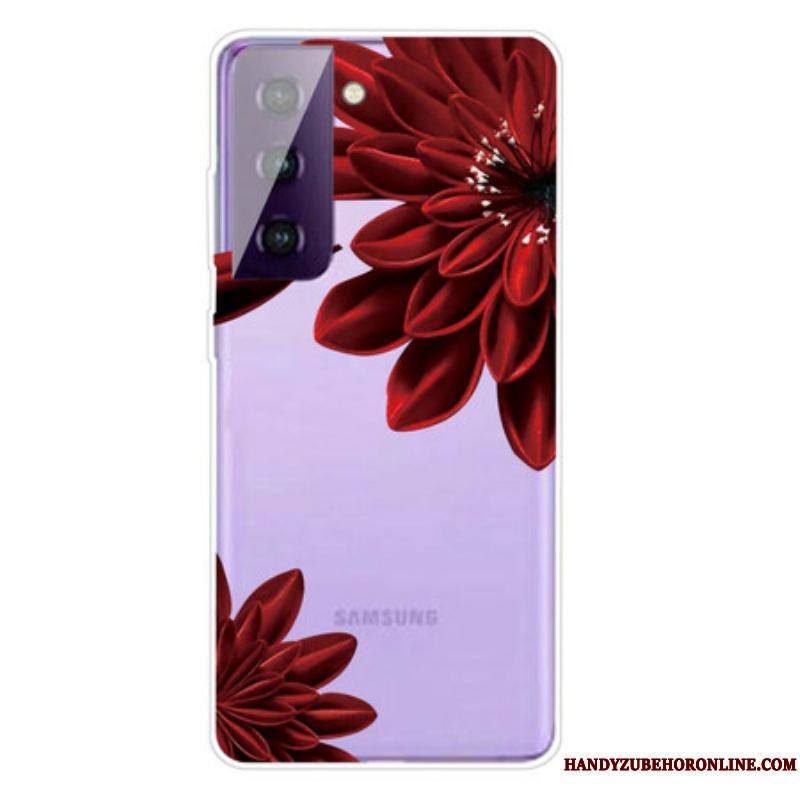 Coque Samsung Galaxy S21 5G Fleurs Sauvages