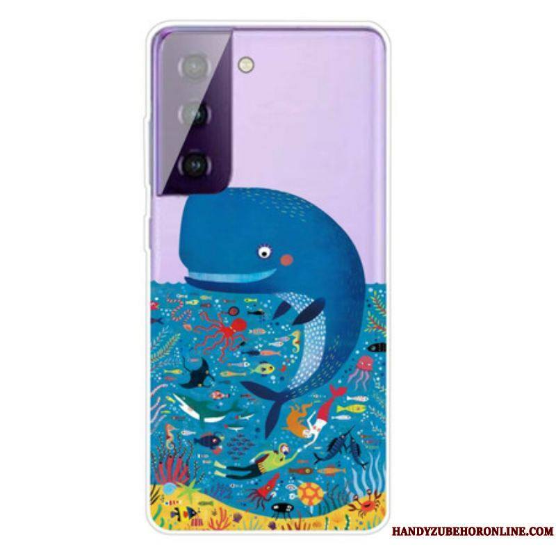 Coque Samsung Galaxy S21 5G Monde Marin