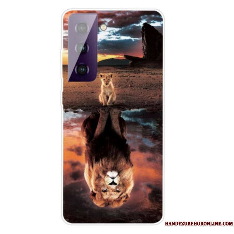 Coque Samsung Galaxy S21 5G Rêve de Lionceau