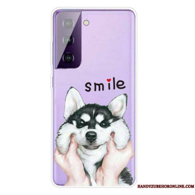 Coque Samsung Galaxy S21 5G Smile Dog