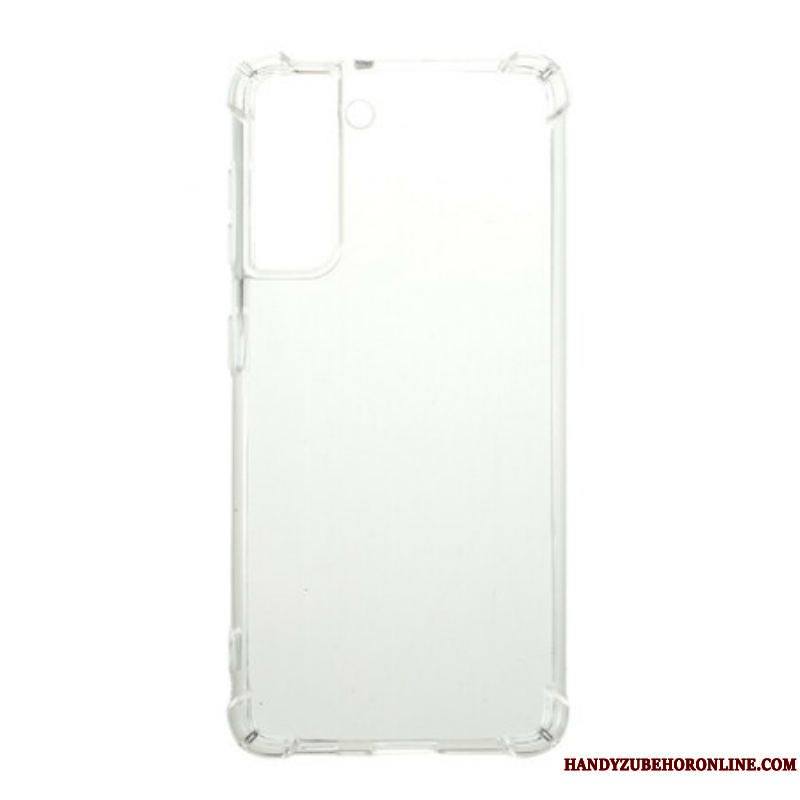 Coque Samsung Galaxy S21 5G Transparente Coins Renforcés