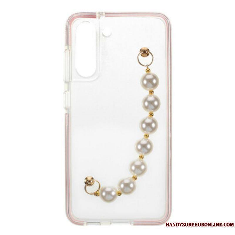 Coque Samsung Galaxy S21 FE Silicone Bracelet Perles