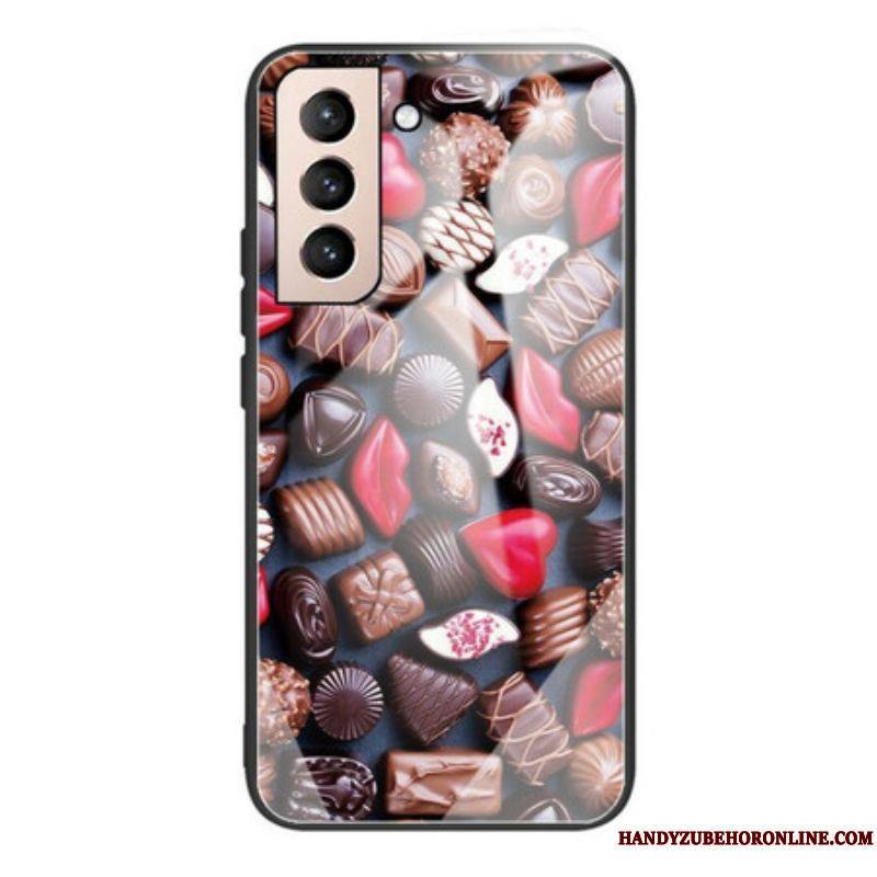 Coque Samsung Galaxy S21 FE Verre Trempé Chocolat