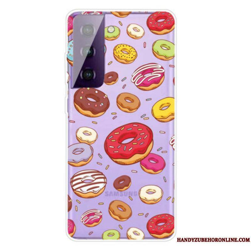 Coque Samsung Galaxy S21 FE love Donuts