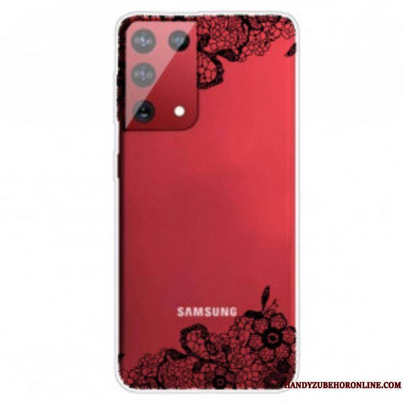 Coque Samsung Galaxy S21 Ultra 5G Dentelle Fine