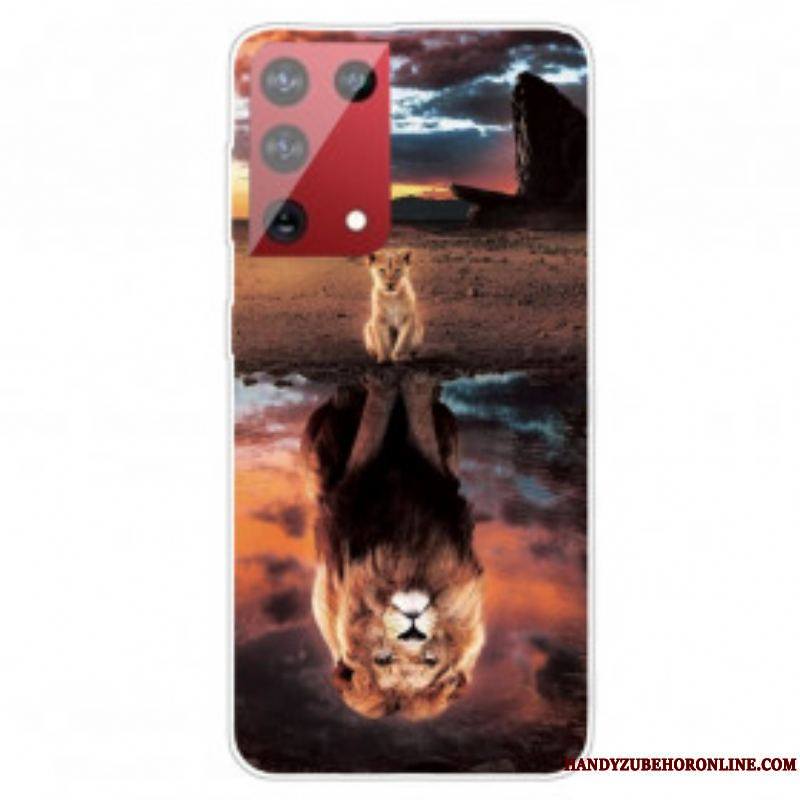 Coque Samsung Galaxy S21 Ultra 5G Rêve de Lionceau