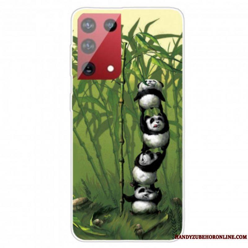 Coque Samsung Galaxy S21 Ultra 5G Tas de Pandas