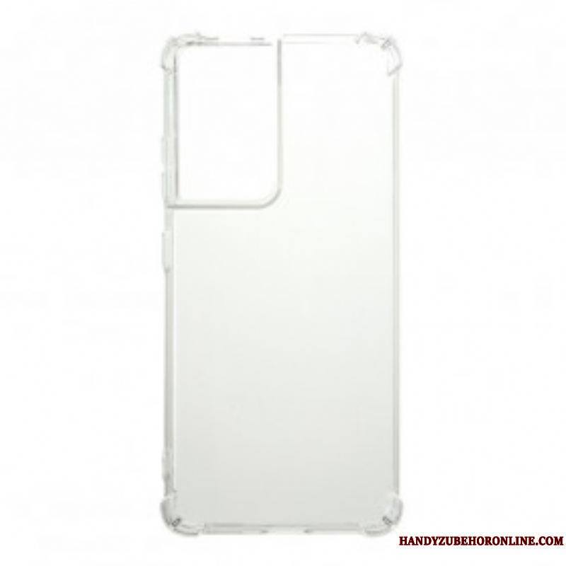 Coque Samsung Galaxy S21 Ultra 5G Transparente Coins Renforcés