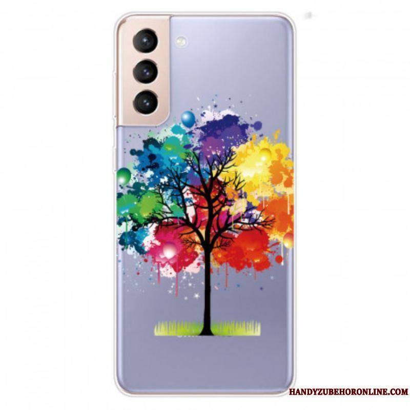 Coque Samsung Galaxy S22 5G Arbre Aquarelle