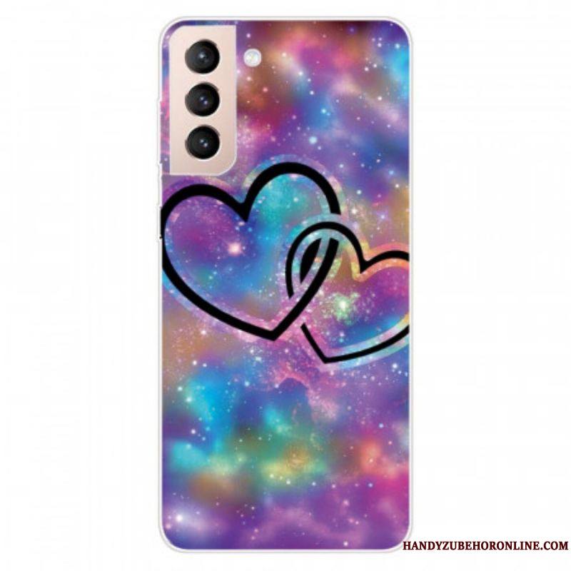 Coque Samsung Galaxy S22 5G Coeurs Enchaînés